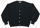 Vintage 50s Jack Henry Mohair Acrylic Black Kurt Cobain Baggy Cardigan Sweater