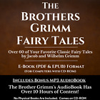 Grimm's Fairy Tales, Jacob Grimm CLASSIC E-BOOK & MP3 AUDIOBOOK Literature on CD