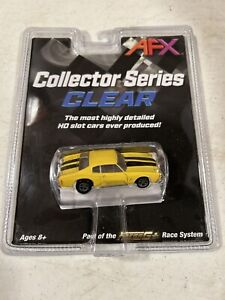 AFX 22050 Collector Series Mega G Plus 1971 Chevelle 454 Yellow Slot Race Car