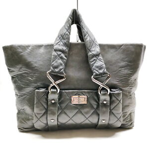 Chanel Tote Bag  Black Leather 3238987