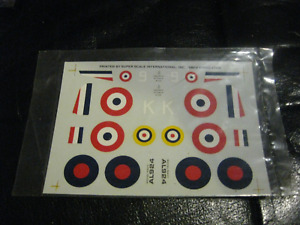 Decals from a SB2 U Vindicator 1/48 scale Azur kit