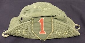Original Vietnam Theater Made 1st Infantry Division Green OD Boonie Hat