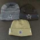 DALLAS COWBOYS NFL Lot 3 New Era Knit Winter Hats Beanies