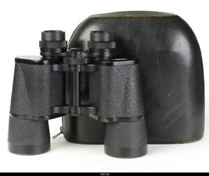 Zeiss DDR Binoctar 7x50 Coated Binoculars No3182801 Case