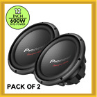 Pioneer TS-W312S4 12 Inch Single Voice Coil 4 OHM Component Car Subwoofer 2 Pack