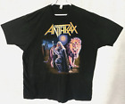 Anthrax Graphic Concert Tour Band T Shirt Size XXXL