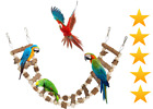 New ListingBird Parrot Ladder Bridge Toy, Bird Swing Toy, Natural Pepper Wood Hanging Pet