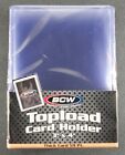 (25) BCW THICK CARD 59 pt Toploaders 3x4 Top Loaders 55 pt. FAST SHIPPING!