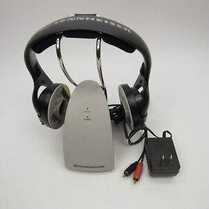 Sennheiser HDR120 Wireless Headphones & TR120 Transmitter Need Pads & Batteries