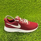 Nike Tanjun Womens Size 7.5 Red White Athletic Running Shoes Sneakers 812655-604