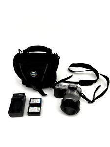 Sony Alpha NEX-C3 16.2MP Digital Camera - Black w/ Sony 18-55mm Flash Batteries