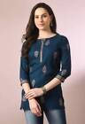 Bollywood Women's Short Top Kurti Indian Designer Beautiful Tunic Kurta Dress