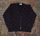 Vintage Jantzen Grandpa Geometric Cardigan Sweater Button Size Large Tall