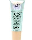 IT Cosmetics CC+ Oil Free Matte LIGHT Poreless FL Coverage Cream BNIB