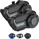 Moman H2 Pro Motorcycle Intercom Headset up to 1000M Music Share Voice Activated