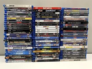 Lot of 85 - Blu-Ray Movies - Marvel, Action, Disney, Star Wars
