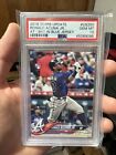2018 Topps Update Rookie Ronald Acuna Jr. At-Bat In Blue Jersey RC PSA 10 Braves