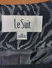 New! Beautiful! LeSuit Long Jacket Black/White Women Size 10