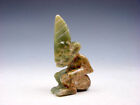 New ListingOld Nephrite Jade Stone Carved HongShan Culture Ancient Warrior Seated #03082404