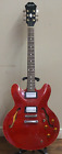 (RI4) EPIPHONE DOT ES335 PRO 6 String Electric Guitar RH Cherry Red | 2001 Korea