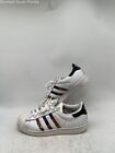 Adidas Womens Superstar EF1480 White Leather Low-Top Sneaker Shoes Size 6.5