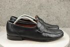 Allen Edmonds Bergamo Loafers Mens 11.5 D Black Leather Dress Shoes Italy 49010