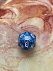 MTG Magic Future Sight Spindown D20 20-Sided Die Dice Blue/White Great Condition