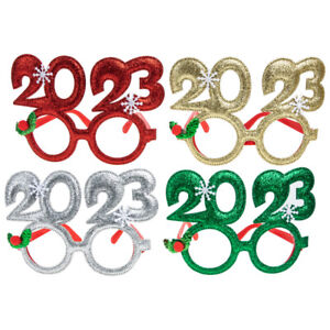 4PCS Happy New Year Eyewear Christmas Stocking Stuffers 2023 Eyeglasses