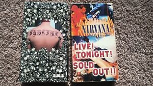 VHS Lot: Nirvana-Live! Tonight! Sold Out! Sublime-Sublime