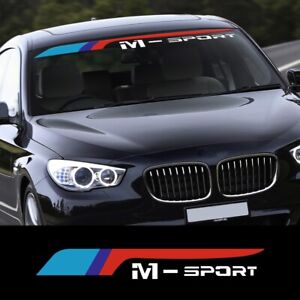 1X M Sport Car Front Windshield Stickers Window Vinyl Decals Fit for BMW Auto (For: 2021 BMW X5 xDrive40i 3.0L)