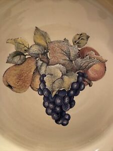 Home & Garden Party Stoneware Pottery Fruit Collection Chip Platter Deep Plate