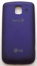 GENUINE LG Optimus S LS670 Sprint BATTERY COVER Door PURPLE phone back VM670 OEM