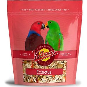 Volkman Avian Science Super Eclectus Diet Natural Bird Food Seed for Parrot 4 lb
