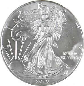 Better Date 2020 American Silver Eagle 1 Troy Oz .999 Fine Silver *740