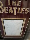 Beatles Autographed Song Lyrics “ Yes It Is”  - Signed All 4 + Framed + COA