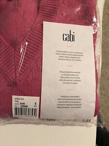 Cabi New In Bag Knockout Pullover #6449 Punch Color Small