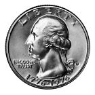 1976 S 40% Silver Washington Bicentennial Quarter US Mint GEM BU