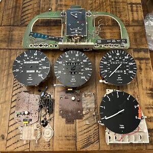 UNTESTED BMW E30 E28 324td Speedometer Main Board Gauge Cluster Parts Lot