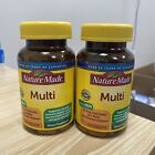 Lot 2 Nature Made Multi Complete Vitamin + Mineral w/Iron 130 tablets Exp 3/25