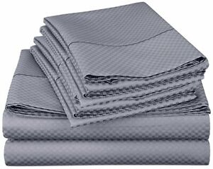 CLEARANCE SALE- 4 Piece Bed Sheets Set 1800 Series Deep Pocket Microfiber Sheets