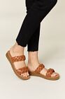 Chic Woven Platform Sandals with Dual Straps