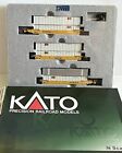 Kato N Scale 106-6114A Gunderson MAXI-IV Double Stack Cars TTX 732170- 2 damaged