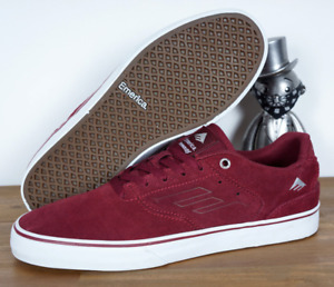 Emerica Skate Shoes shoes Andrew Reynolds Low Vulc red white gum Suede 9/42