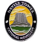 Devils Tower National Monument Walking Stick Medallion - Wyoming Traveler Series