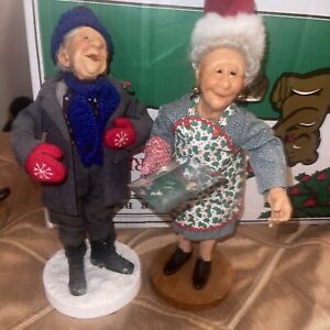 VTG Richard Simmons Nana's Family Christmas Dolls Lot