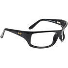 Maui Jim Sunglasses Frame Only MJ202 Peahi Glossy Black Wrap 65 mm