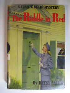 Connie Blair #2, The Riddle in Red, Betsy Allen, DJ, c1948