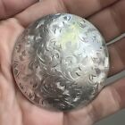 Vintage 950 Sterling Silver Round Pin/Brooch Japan