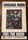 2002 Chicago Rush Arena Football League Media Guide AFL Buffalo Destroyers