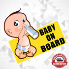 Cute Baby On Board Sticker Decal Kid In Car Van Truck Liftgate Window Decorate